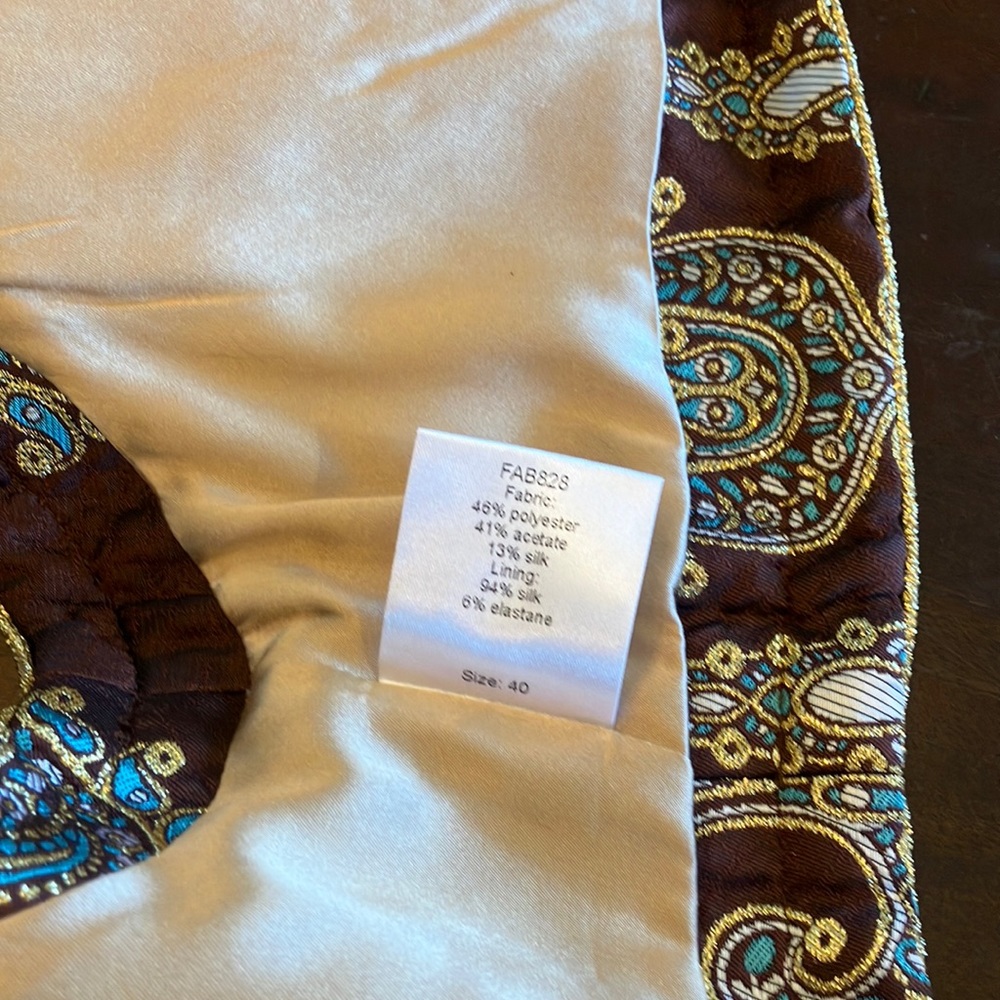 COPY - Alessandra Rich brocade silk-lined vest - Picture 5 of 8